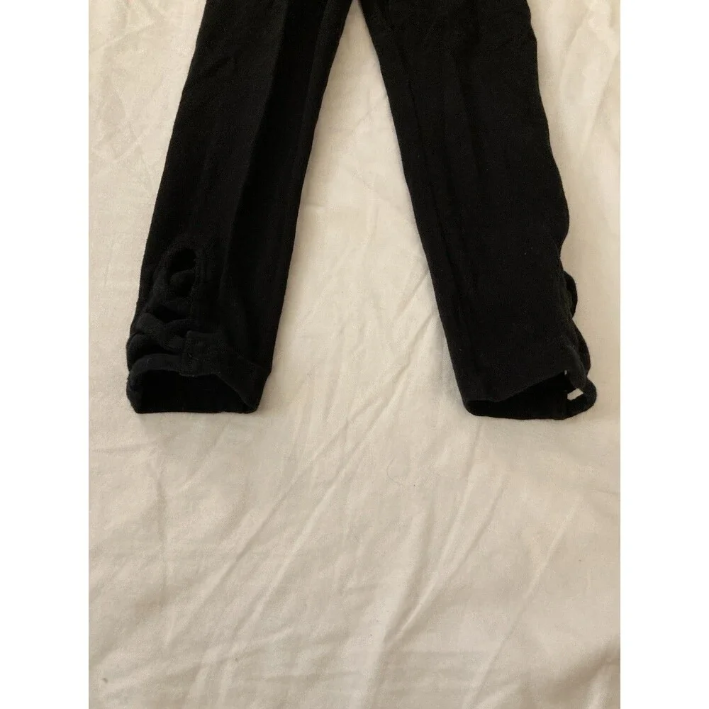 XS (5) Stretch Old Navy girl clothes - one piece pants | solid black theme
